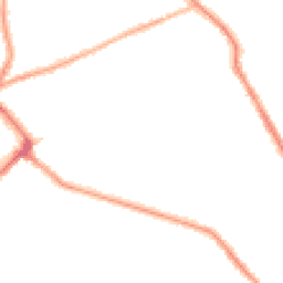 Night-time road noise heatmap for CH44 0AR
