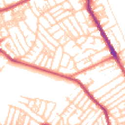 Daytime road noise heatmap for CH44 0AX