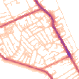 Daytime road noise heatmap for CH44 0DX