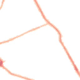 Night-time road noise heatmap for CH44 1DD