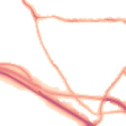 Night-time road noise heatmap for CH44 3DT