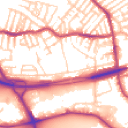 Daytime road noise heatmap for CH44 4BA