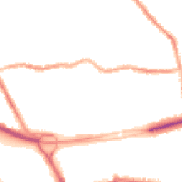 Night-time road noise heatmap for CH44 4BG