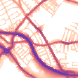 Daytime road noise heatmap for CH44 4EN