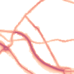 Night-time road noise heatmap for CH44 4EN