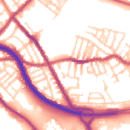 Daytime road noise heatmap for CH44 4EX
