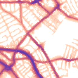 Daytime road noise heatmap for CH44 5AA