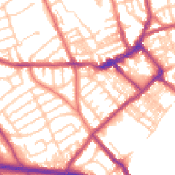 Daytime road noise heatmap for CH44 5RJ