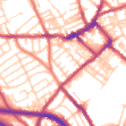 Daytime road noise heatmap for CH44 5RP