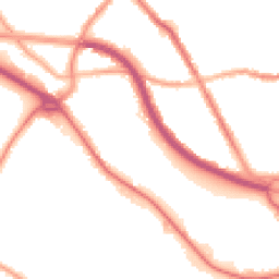 Night-time road noise heatmap for CH44 5TG