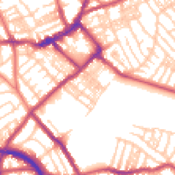 Daytime road noise heatmap for CH44 5US