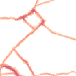 Night-time road noise heatmap for CH44 5US