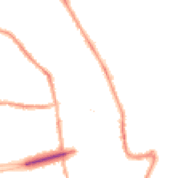 Night-time road noise heatmap for CH44 6LU