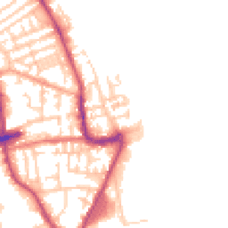 Daytime road noise heatmap for CH44 6NU