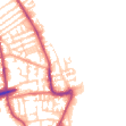 Daytime road noise heatmap for CH44 6PD