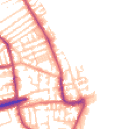 Daytime road noise heatmap for CH44 6PL