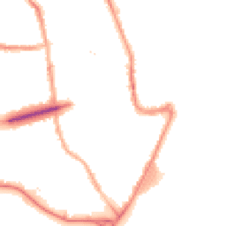 Night-time road noise heatmap for CH44 7AH