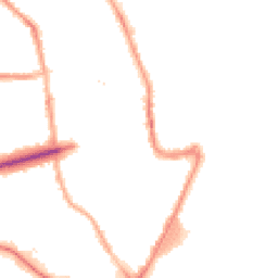 Night-time road noise heatmap for CH44 7AQ