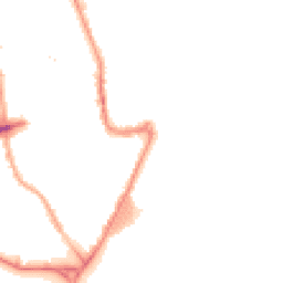 Night-time road noise heatmap for CH44 7BL