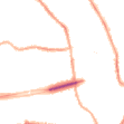 Night-time road noise heatmap for CH44 7HN