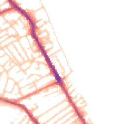 Daytime road noise heatmap for CH44 8BG