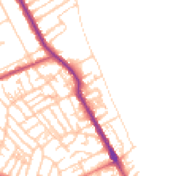 Daytime road noise heatmap for CH44 8EY