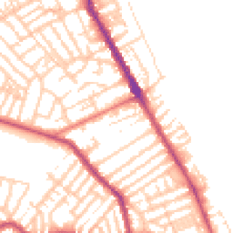Daytime road noise heatmap for CH44 8HG
