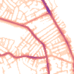 Daytime road noise heatmap for CH44 9AF