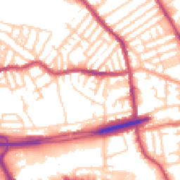 Daytime road noise heatmap for CH44 9EP