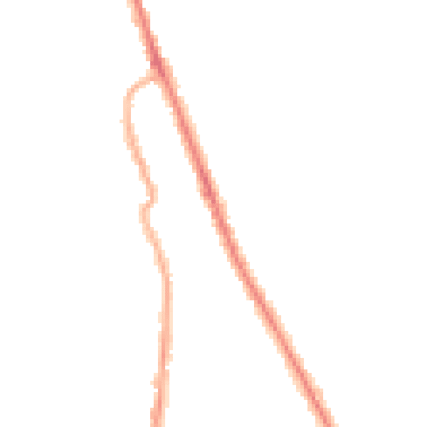 Night-time road noise heatmap for CH45 1HE