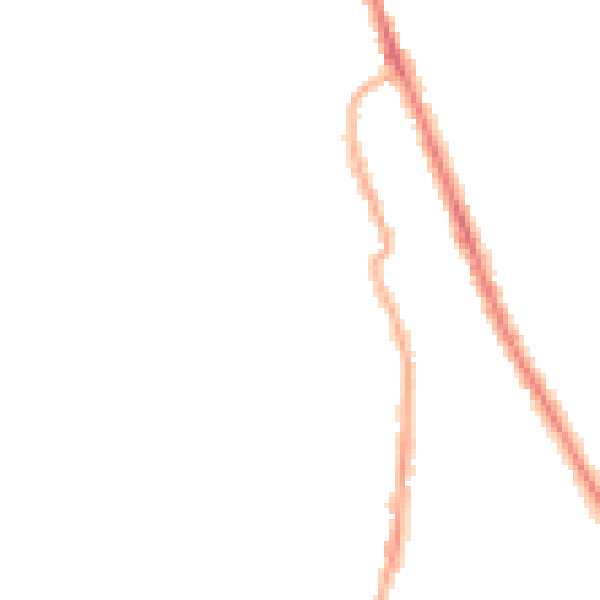 Night-time road noise heatmap for CH45 5EN