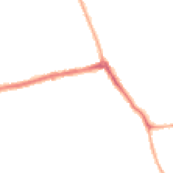 Night-time road noise heatmap for CH45 8PL