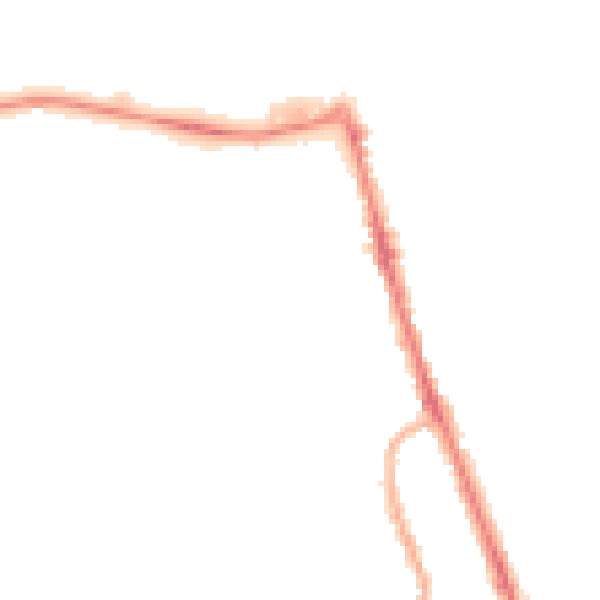 Night-time road noise heatmap for CH45 9LF