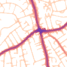 Daytime road noise heatmap for CH46 0PF