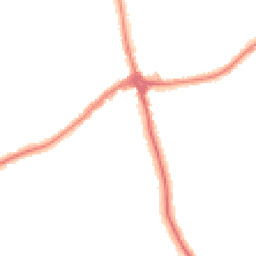 Night-time road noise heatmap for CH46 0PQ