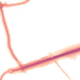 Night-time road noise heatmap for CH46 0QN