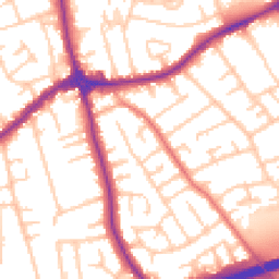 Daytime road noise heatmap for CH46 0QP