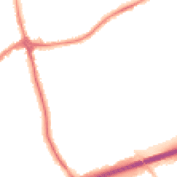Night-time road noise heatmap for CH46 0QQ