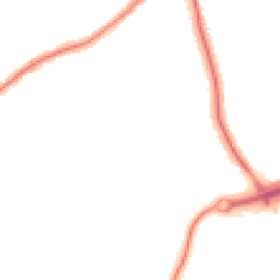 Night-time road noise heatmap for CH46 0RG