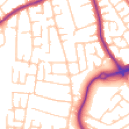 Daytime road noise heatmap for CH46 0TJ