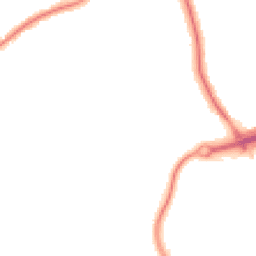 Night-time road noise heatmap for CH46 0TJ