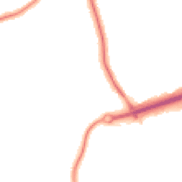Night-time road noise heatmap for CH46 0UD