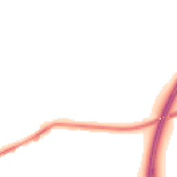 Night-time road noise heatmap for CH46 1SW