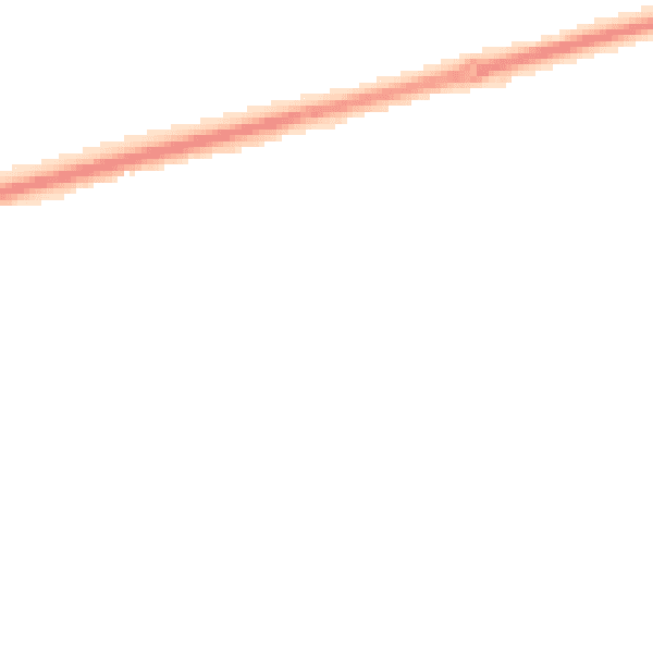 Night-time road noise heatmap for CH46 2AB