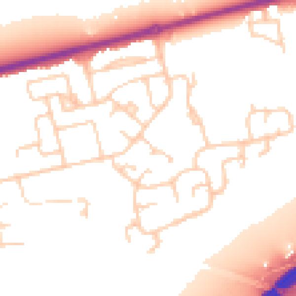 Daytime road noise heatmap for CH46 2PN