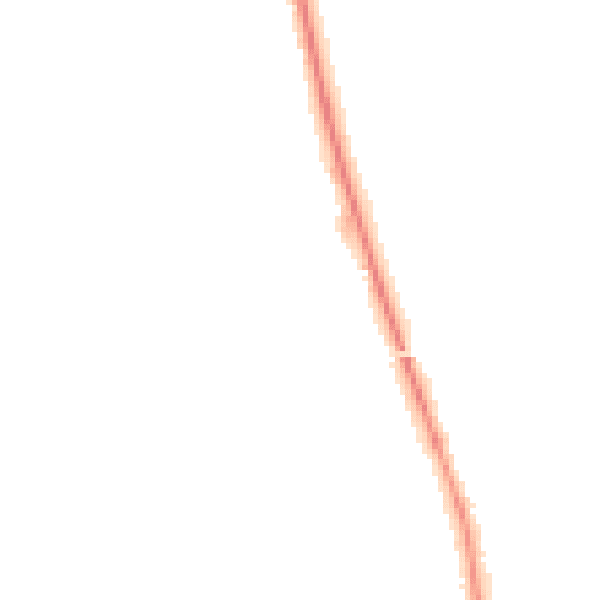 Night-time road noise heatmap for CH46 4TP