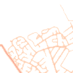 Daytime road noise heatmap for CH46 7SX