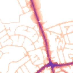 Daytime road noise heatmap for CH46 7TU