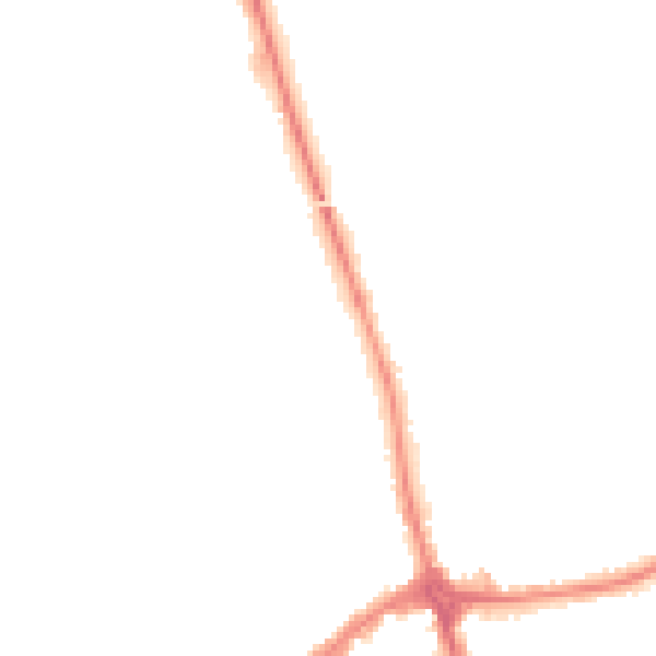 Night-time road noise heatmap for CH46 7UR