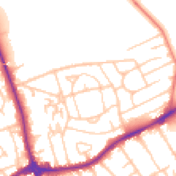 Daytime road noise heatmap for CH46 8SS
